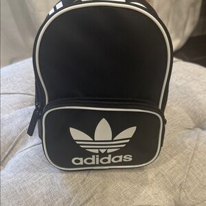 Adidas Black and White Men's Backpack